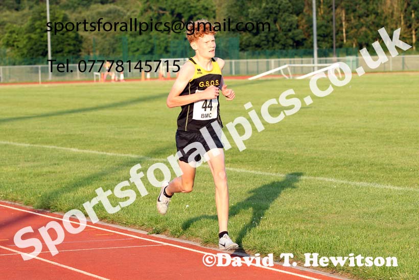 BMC 1500 metres, BMC, Chester le Street, July 19th. Photo: David T. Hewitson/Sports for All Pics